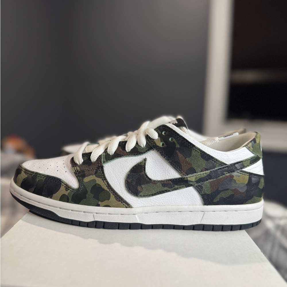 SB Dunk Low Sample Camo Legion Green - Picture 4 of 7